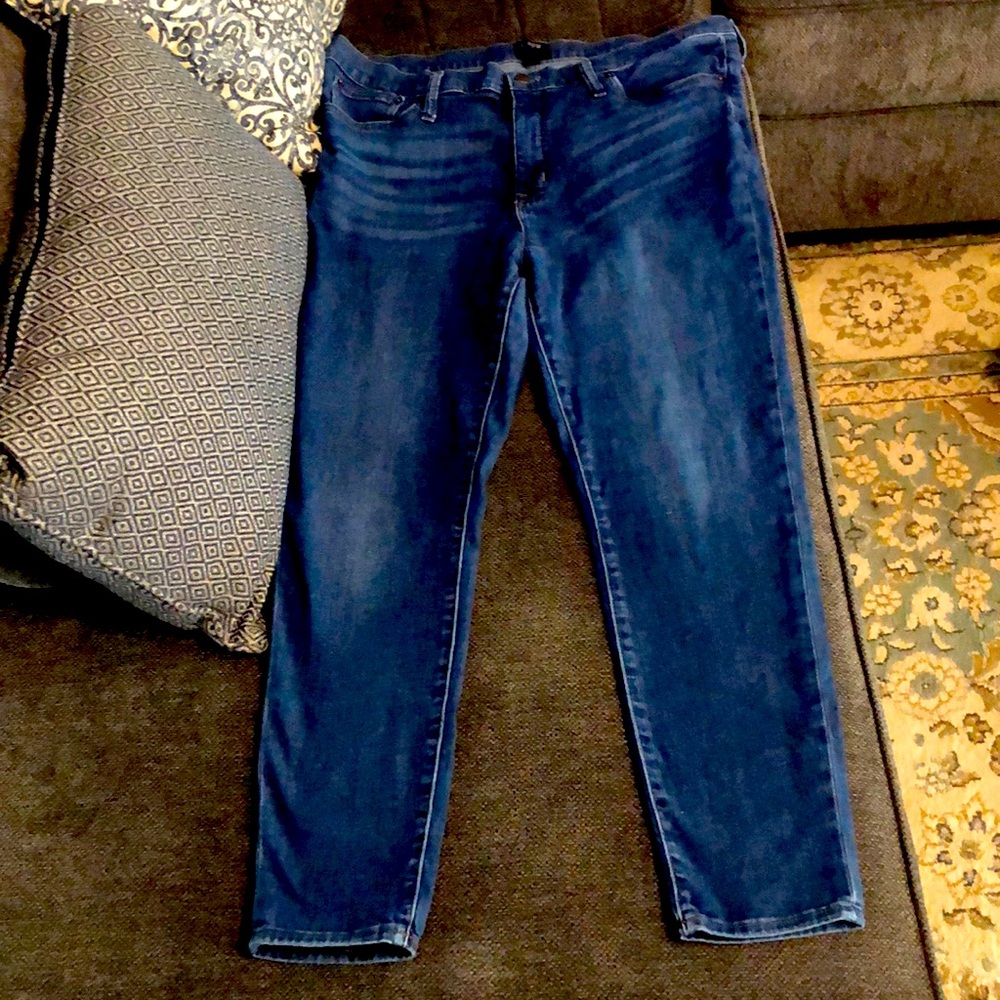 JCrew high rise skinny size 33.